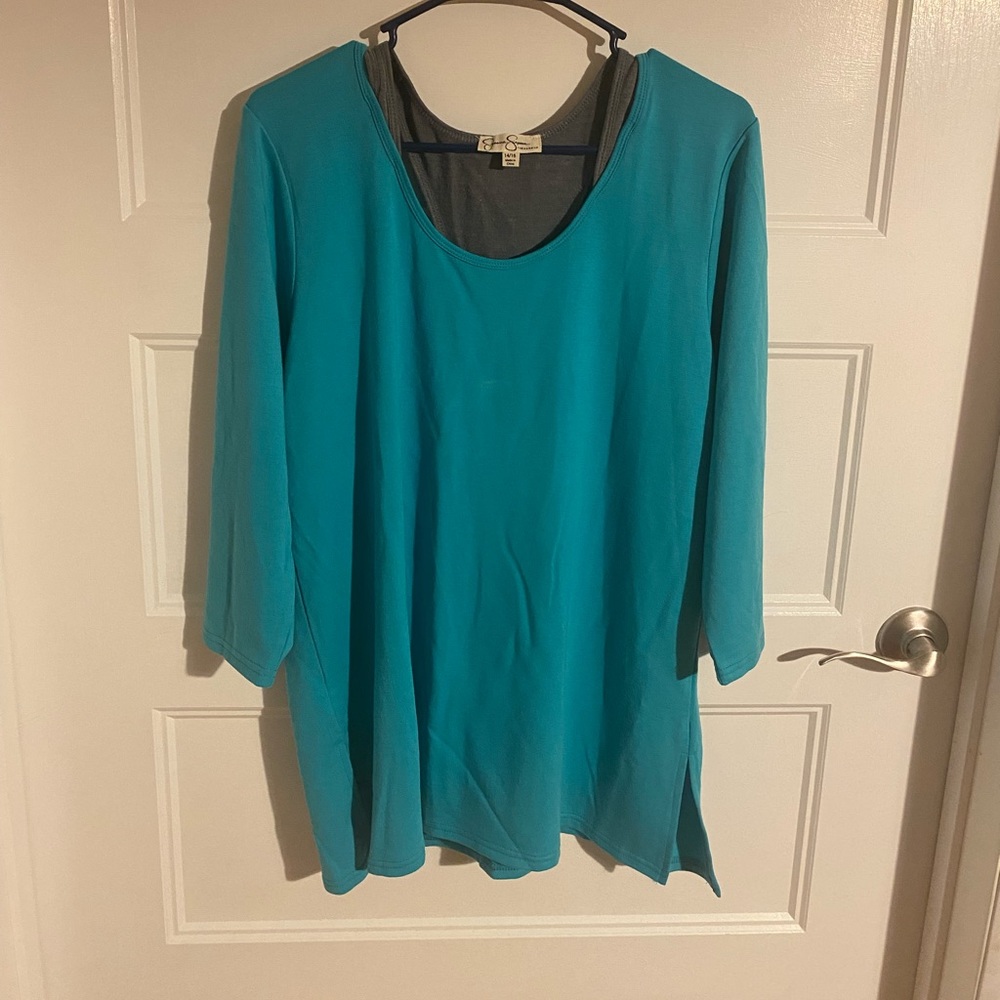 Jessica Simpson The Warmup 3/4 Sleeve Tunic